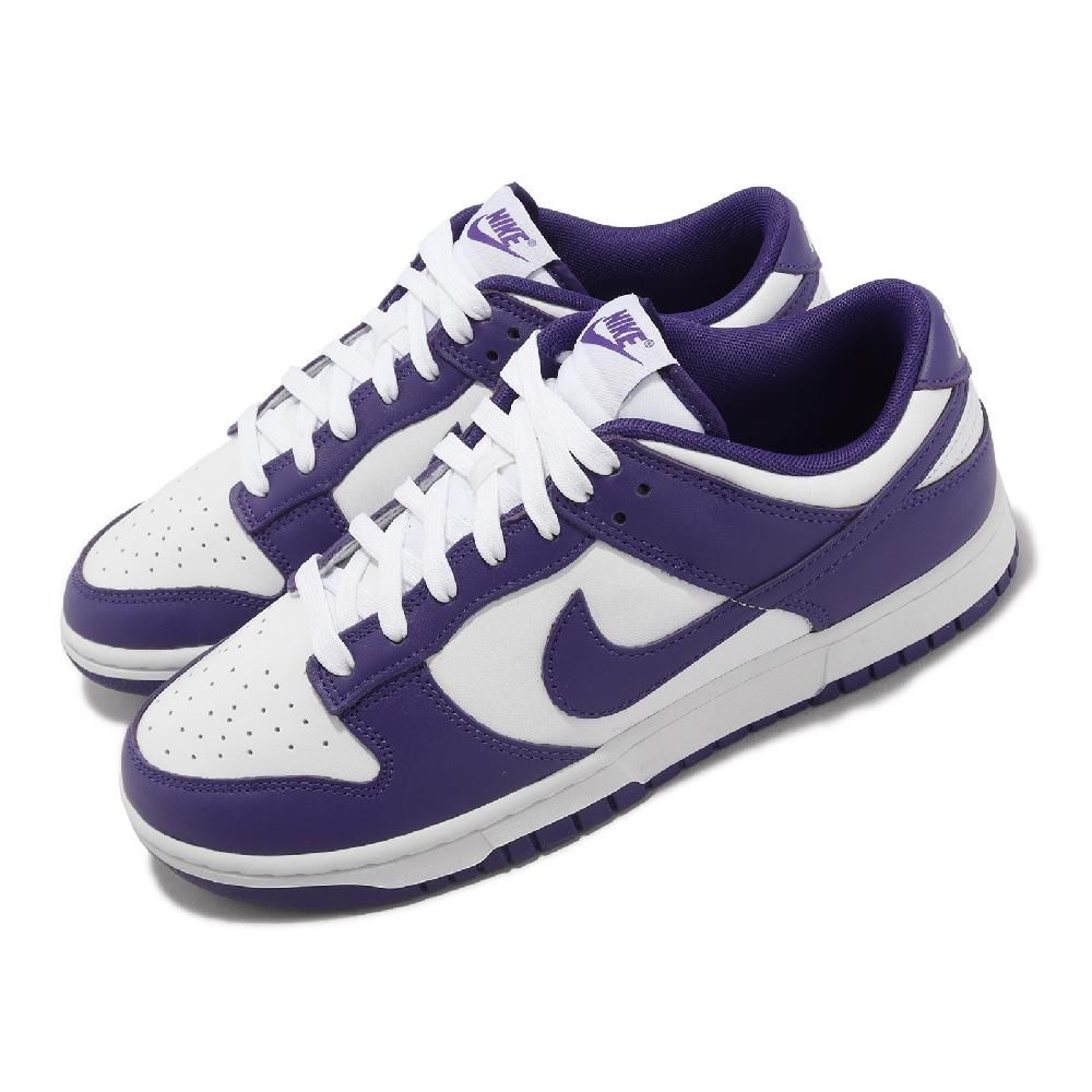 Nike 耐吉Dunk Low 男鞋紫葡萄紫白休閒鞋Court Purple DD1391-104