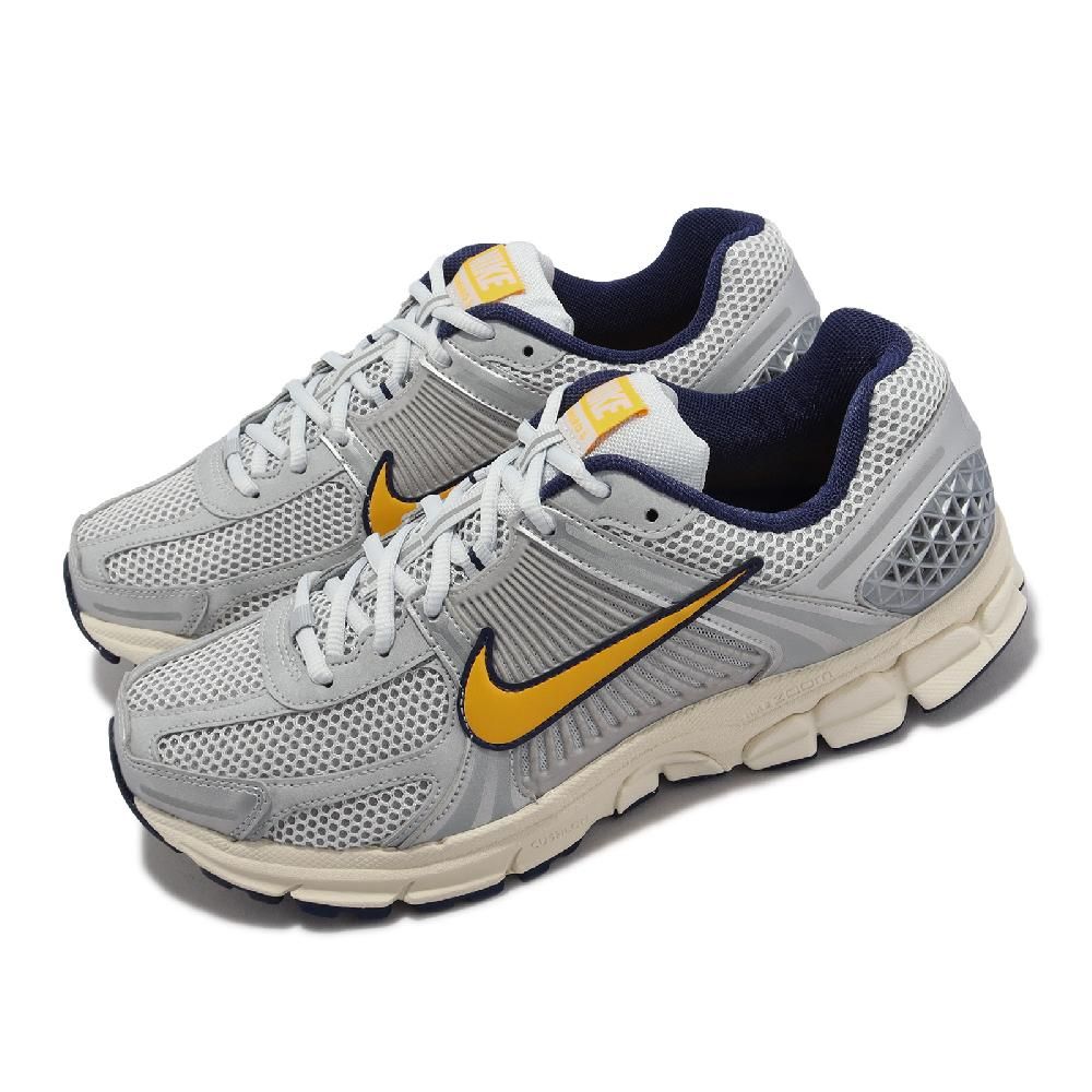 Nike 耐吉休閒鞋Zoom Vomero 5 MS 男鞋灰銀橘復古運動鞋FJ4151-001