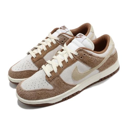 NIKE 耐吉 休閒鞋 Dunk Low Retro 男鞋 麂皮 球鞋 棕 灰 Medium Curry DD1390-100