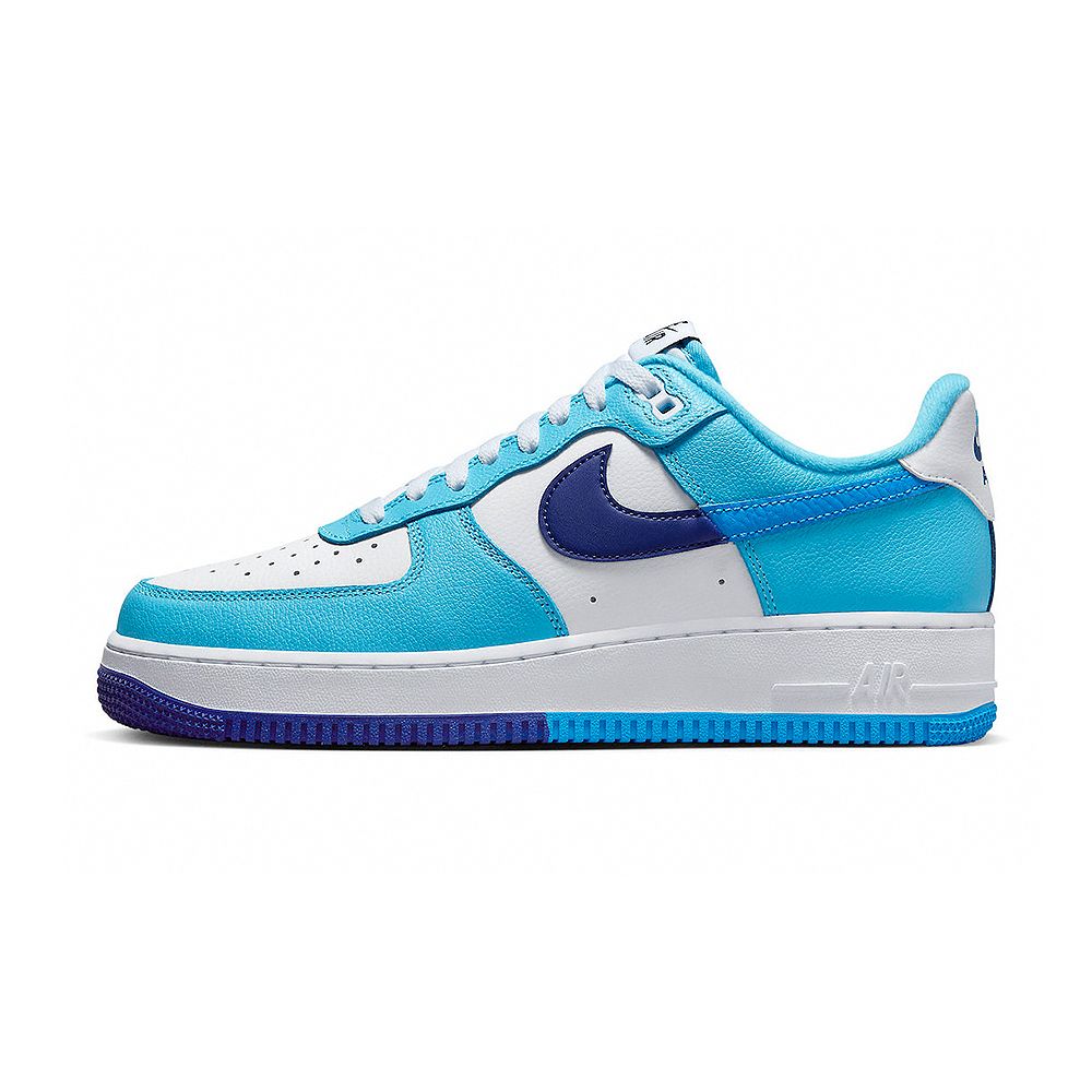 Nike Air Force 1 07 LV8 男亮藍色皇家藍經典運動休閒鞋DZ2522-100