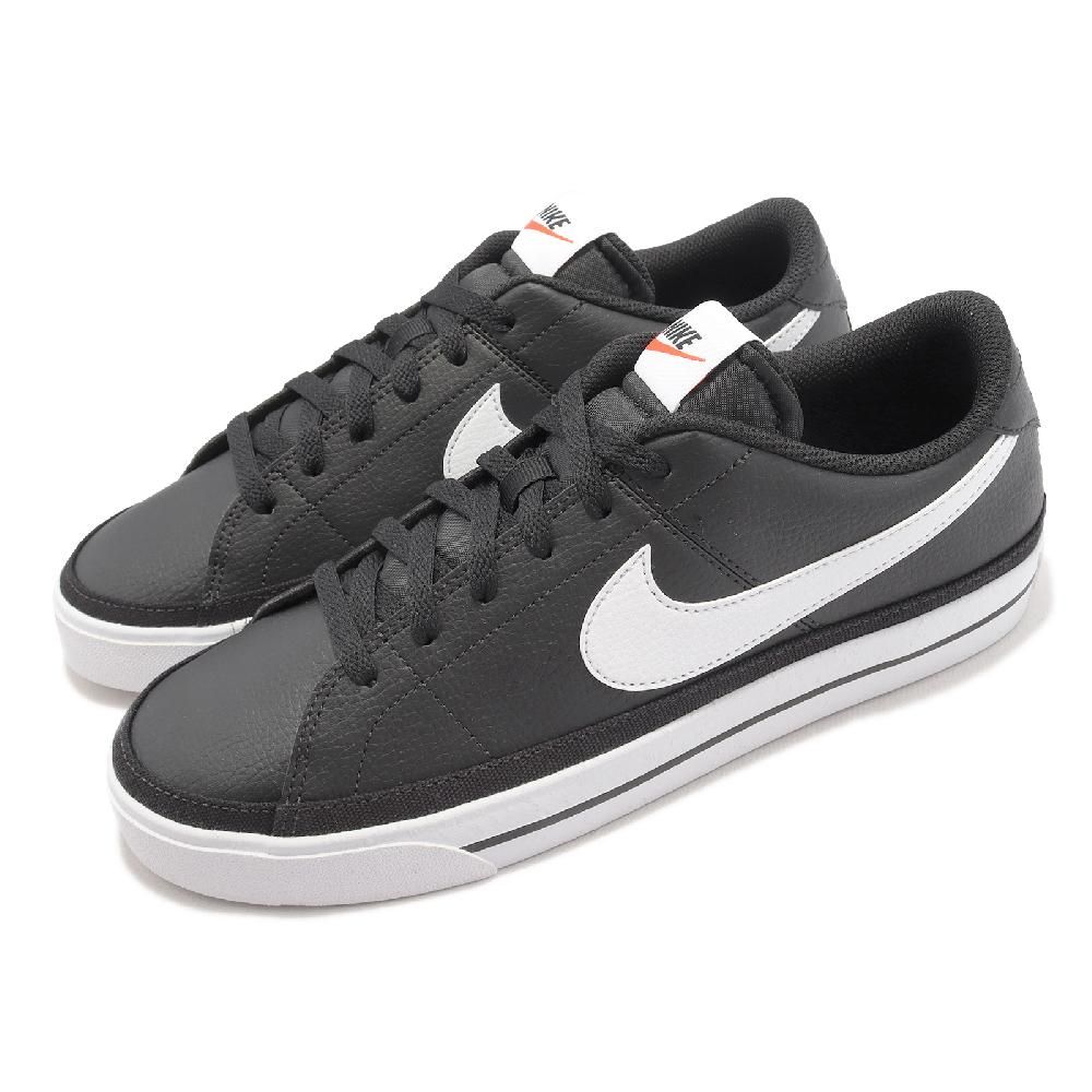 NIKE 耐吉   休閒鞋 Court Legacy NN 男鞋 女鞋 黑 白 基本款 復古 經典 皮革 平底鞋 DH3162-001