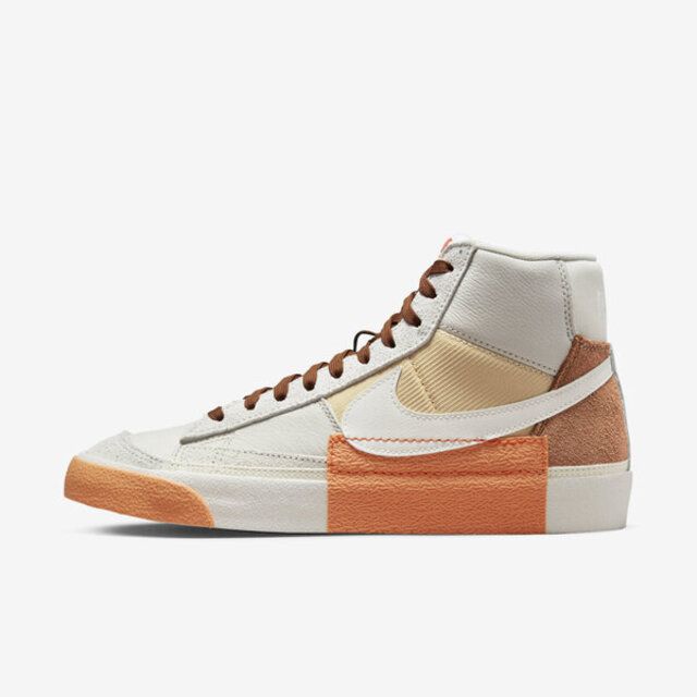  Nike Blazer Mid Pro Club [DQ7673-001] 男女 休閒鞋 運動 中高筒 拼接 白橘咖