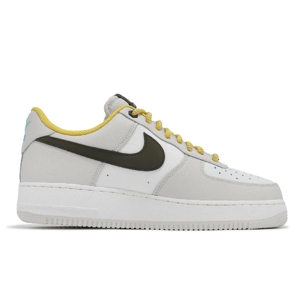 NIKE 耐吉   休閒鞋 Air Force 1 07 PRM 男鞋 白 黃 帆布 AF1 街頭 復古 經典 運動鞋 FV3628-031