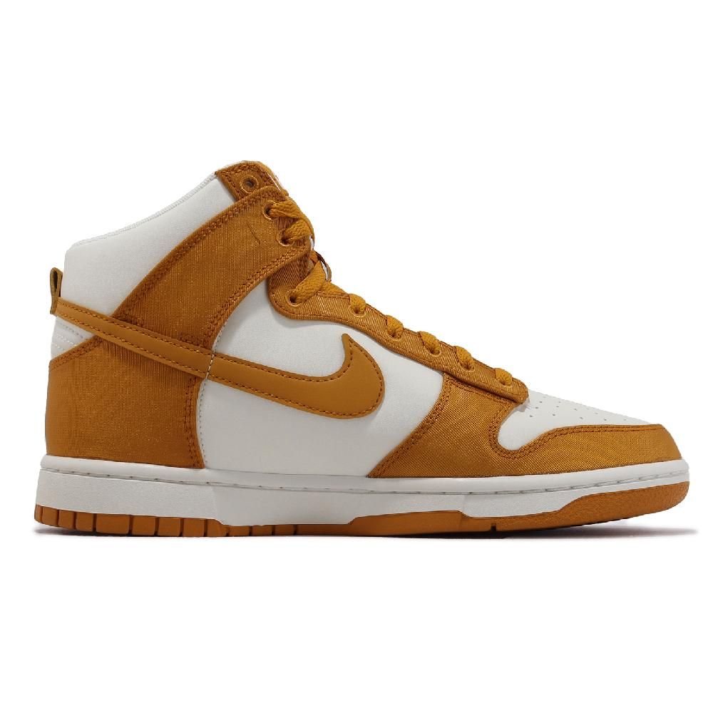 NIKE 耐吉  休閒鞋 Dunk HI Retro SE 男鞋 白 棕 高筒 Monarch 皮革 DV7223-800