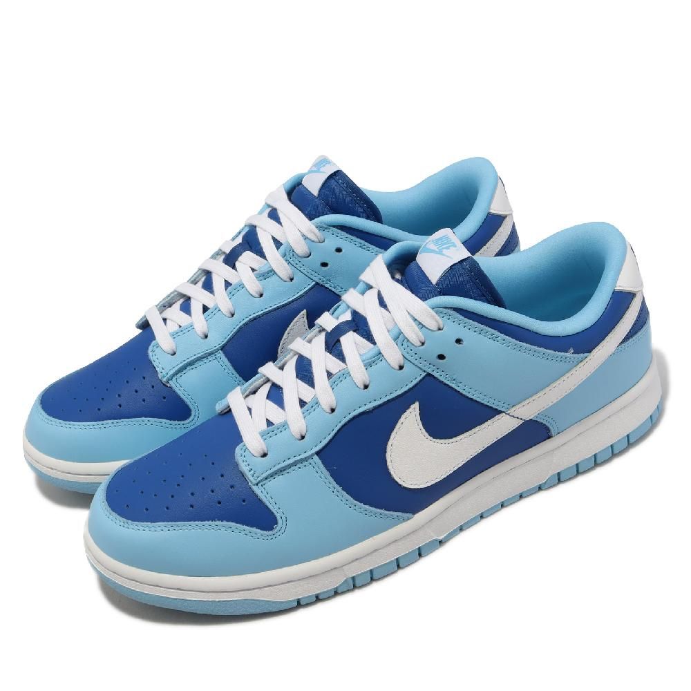 Nike 耐吉休閒鞋Dunk Low Retro QS ARGON 男鞋白藍天空藍低筒DM0121