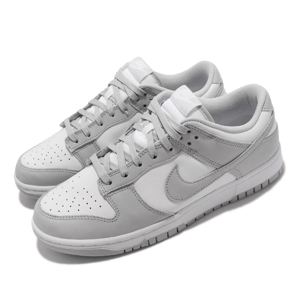 Nike 耐吉休閒鞋Dunk Low Retro 男鞋白灰經典復刻Grey Fog DD1391-103