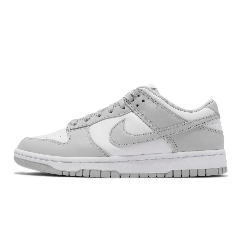 Nike 耐吉休閒鞋Dunk Low Retro 男鞋白灰經典復刻Grey Fog DD1391-103