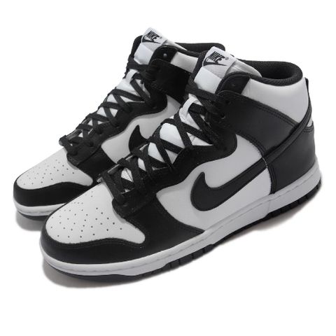 NIKE 耐吉 休閒鞋 Dunk HI Retro 男鞋 黑 白 經典款 高筒 熊貓配色 皮革  DD1399-105