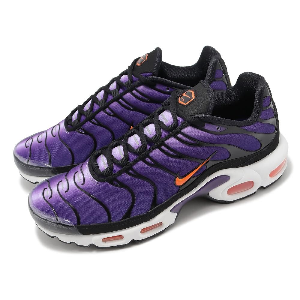 Nike 耐吉休閒鞋Air Max Plus OG 復古紫黑橘原版配色男鞋氣墊DX0755