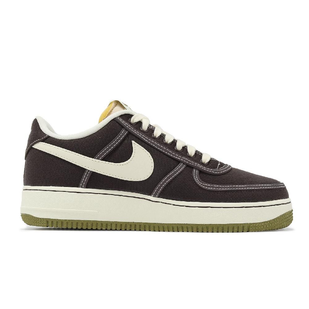 Nike 耐吉休閒鞋Air Force 1 07 PRM 咖啡男鞋女鞋AF1 帆布CI9349-201