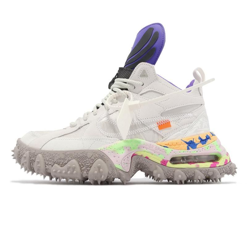 Nike 耐吉Air Terra Forma 男鞋女鞋米白紫彩色高筒Off-White 登山風