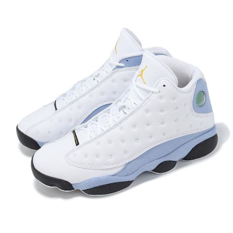 Nike 耐吉 休閒鞋 Air Jordan 13 Retro 男鞋 白 藍 皮革 Zoom 氣墊 AJ13 13代 414571-170