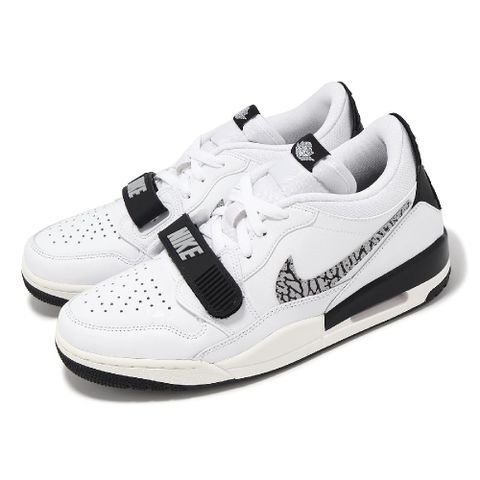 Nike 耐吉 休閒鞋 Air Jordan Legacy 312 Low 男鞋 白 黑 低筒 爆裂紋 CD7069-110