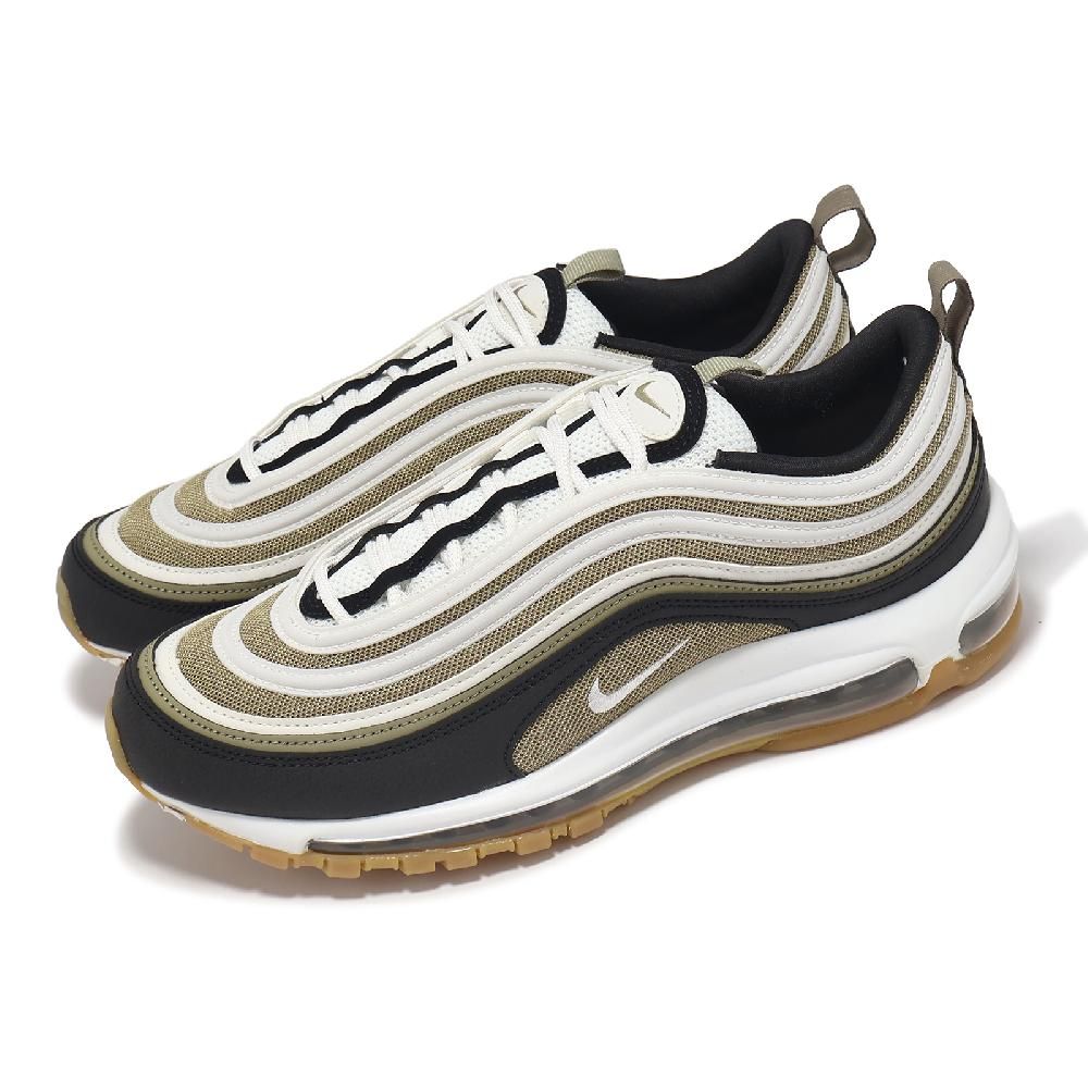 NIKE 耐吉   休閒鞋 Air Max 97 男鞋 棕綠 黑 氣墊 復古 運動鞋 921826-203