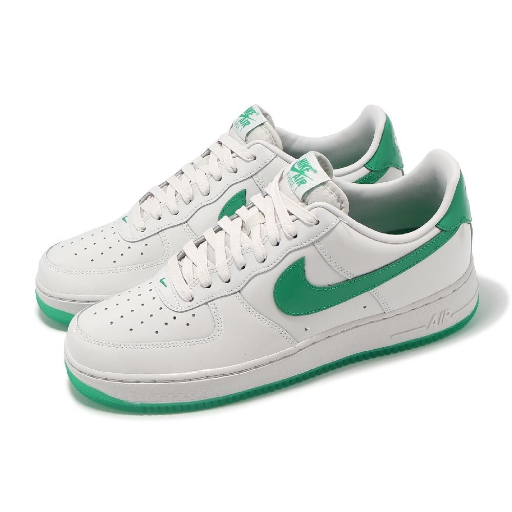 NIKE 耐吉   休閒鞋 Air Force 1 07 PRM 男鞋 女鞋 白 綠 AF1 漆皮 HF4864-094