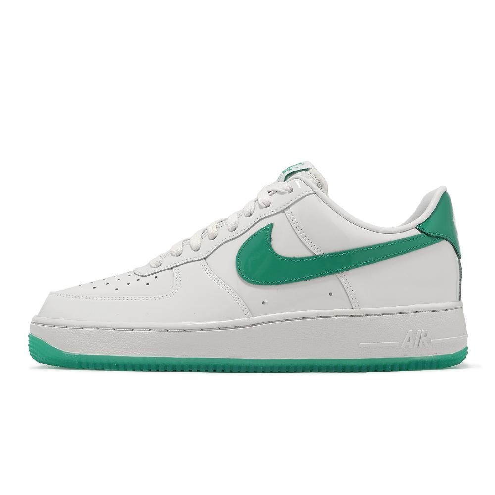 NIKE 耐吉   休閒鞋 Air Force 1 07 PRM 男鞋 女鞋 白 綠 AF1 漆皮 HF4864-094