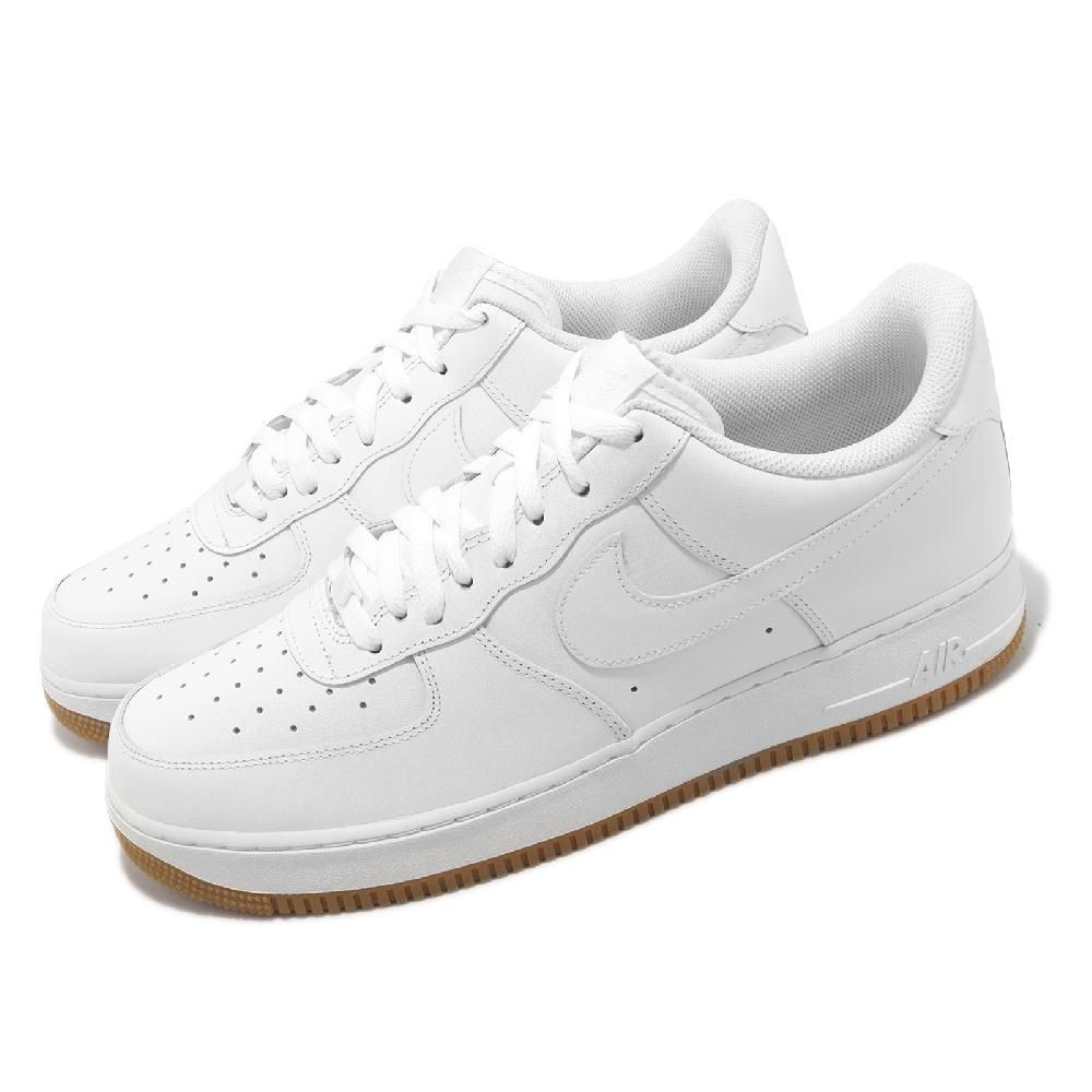 NIKE 耐吉  休閒鞋 Air Force 1 07 男鞋 白 膠底 經典 AF1 皮革 小白鞋 基本款 DJ2739-100