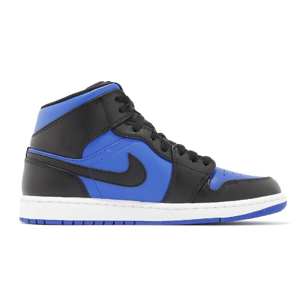 NIKE 耐吉   Air Jordan 1 Mid Royal Blue 男鞋 藍 黑 AJ1 休閒鞋 DQ8426-042