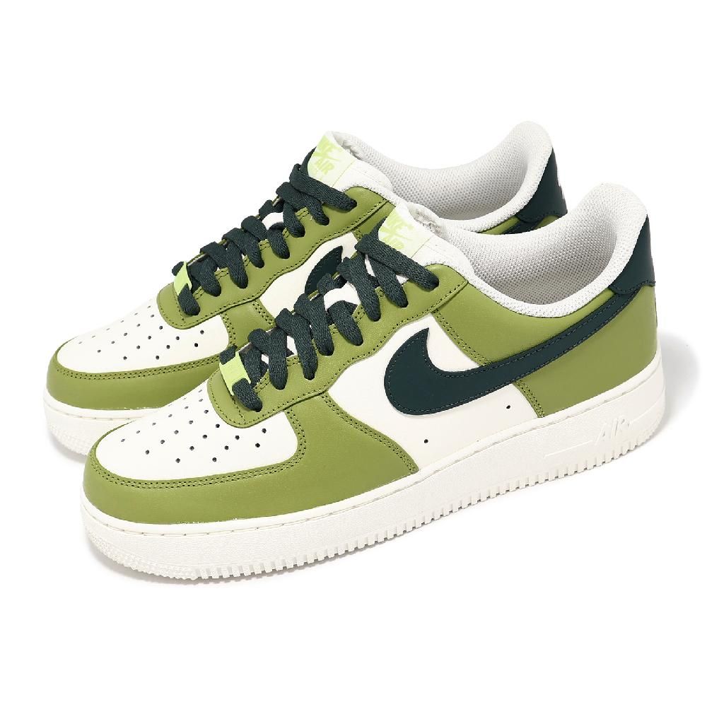 NIKE 耐吉   休閒鞋 Air Force 1 07 男鞋 橄欖綠 黑 AF1 HJ3484-331