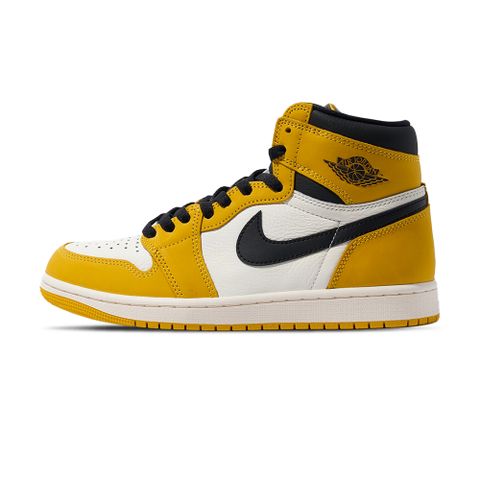 Nike Air Jordan 1 OG Yellow Ochre 男 黑黃 AJ1 喬丹 休閒鞋 DZ5485-701
