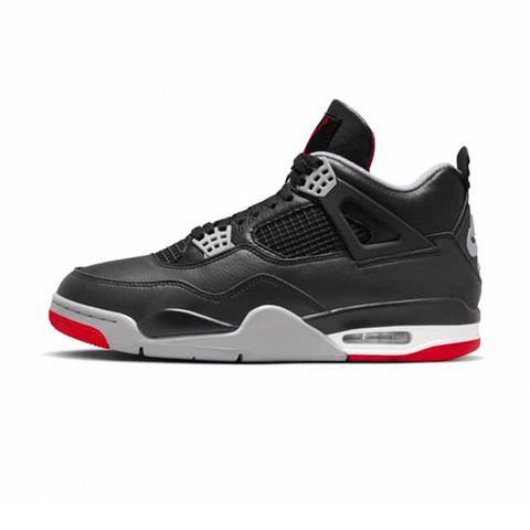 Nike Jordan 4 Retro Bred Reimagined 男 黑紅 AJ4 休閒鞋 FV5029-006