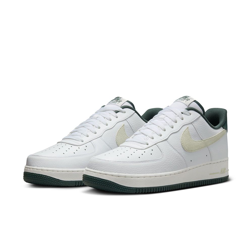 NIKE 耐吉  AF1 AIR FORCE 1 07 LV8 COB 白綠 休閒鞋 男鞋 運動鞋 奶油底 穿搭 HF1939-100