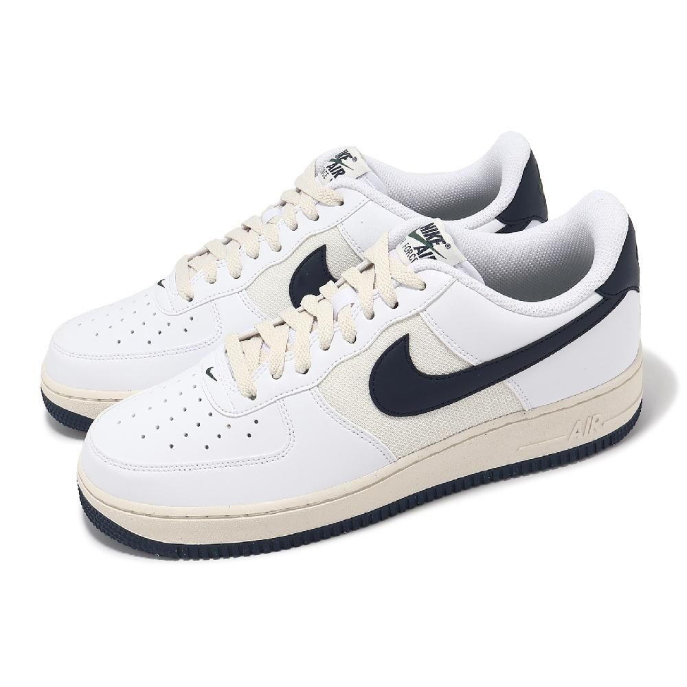 NIKE 耐吉   休閒鞋 Air Force 1 07 NN 男鞋 女鞋 白 藍 AF1 皮革 經典 情侶鞋 HF4298-100