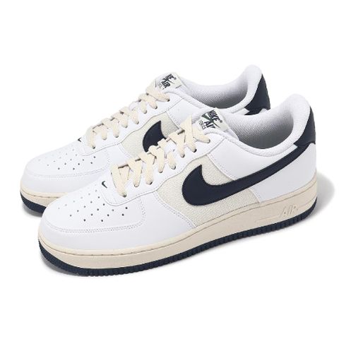 NIKE 耐吉 休閒鞋 Air Force 1 07 NN 男鞋 女鞋 白 藍 AF1 皮革 經典 情侶鞋 HF4298-100