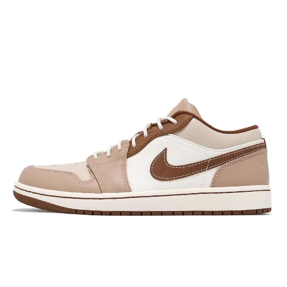 NIKE 耐吉   休閒鞋 Air Jordan 1 Low SE 男鞋 女鞋 棕 白 Tan Brown AJ1 皮革 HF5753-221