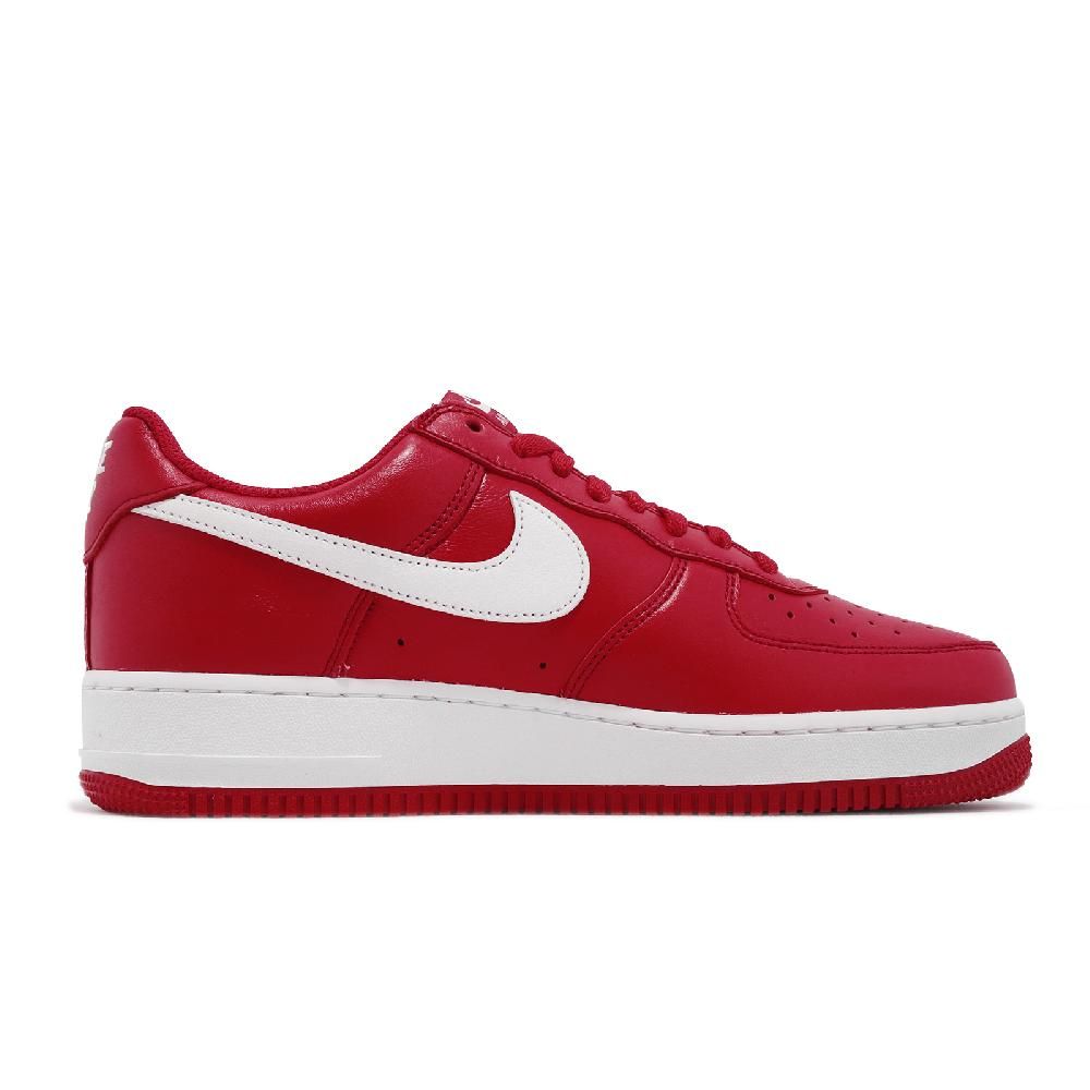 NIKE 耐吉   休閒鞋 Air Force 1 Low 07 Retro QS 男鞋 紅 白 AF1  FD7039-600