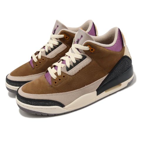 Nike 耐吉 Air Jordan 3 Retro SE 男鞋 咖啡 黑 紫 喬丹 Winterized 3代 DR8869-200