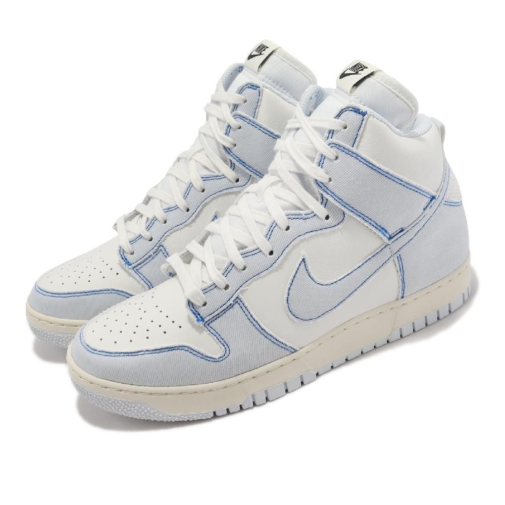 NIKE 耐吉   休閒鞋 Dunk HI 1985 男鞋 單寧 牛仔 Blue Denim 藍 高筒 DQ8799-101