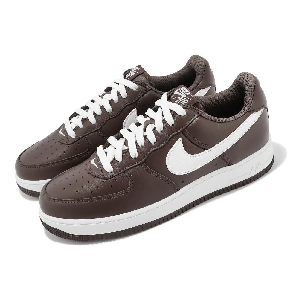 NIKE 耐吉   休閒鞋 Air Force 1 Low Retro QS 巧克力色 咖啡 男鞋 AF1 皮革 FD7039-200