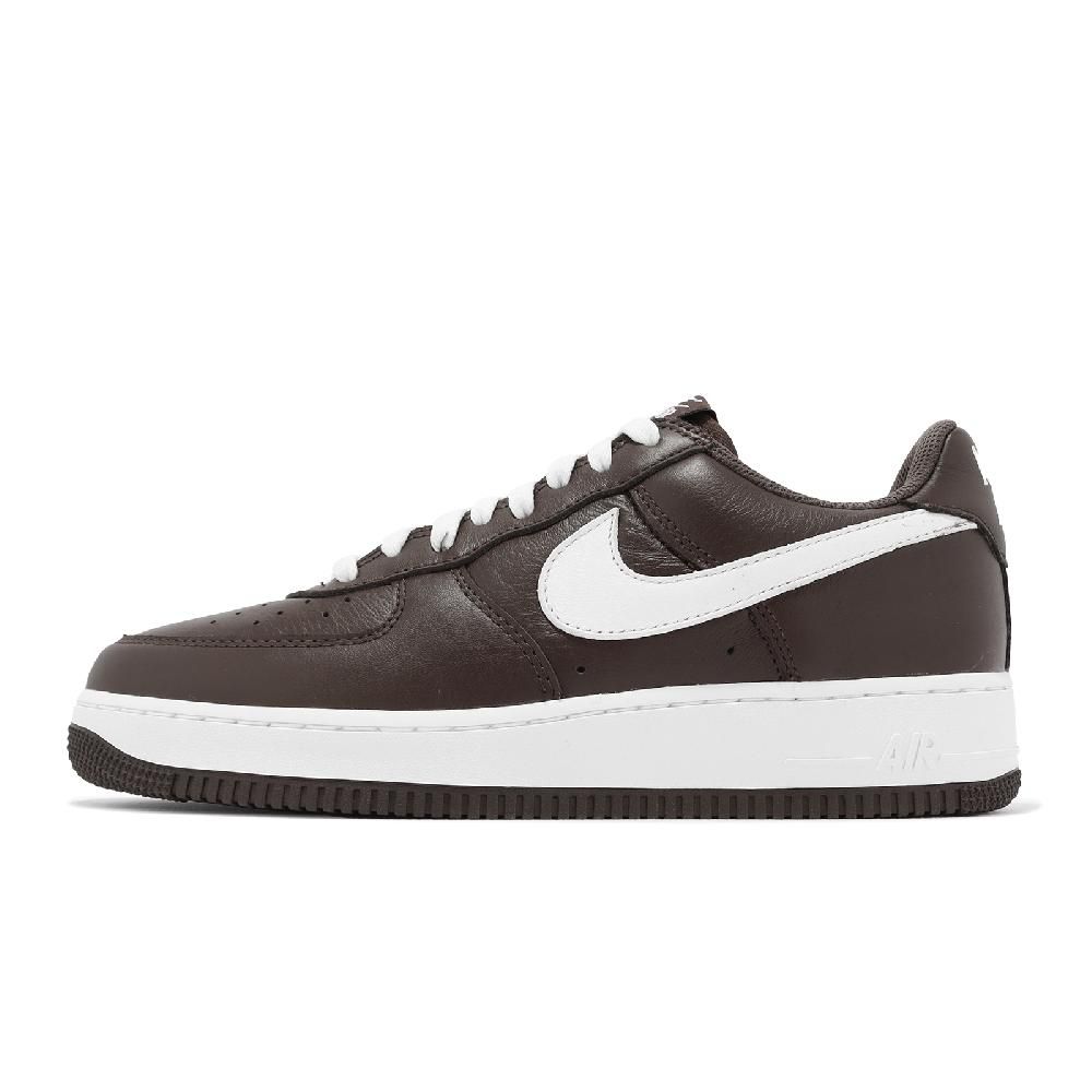 NIKE 耐吉   休閒鞋 Air Force 1 Low Retro QS 巧克力色 咖啡 男鞋 AF1 皮革 FD7039-200