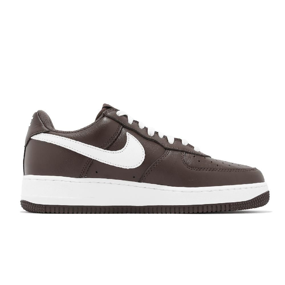 NIKE 耐吉   休閒鞋 Air Force 1 Low Retro QS 巧克力色 咖啡 男鞋 AF1 皮革 FD7039-200