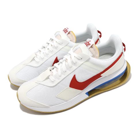 NIKE 耐吉 休閒鞋 Air Max Pre-Day 男鞋 白 紅 復古 氣墊 異材質拼接 DQ4068-101