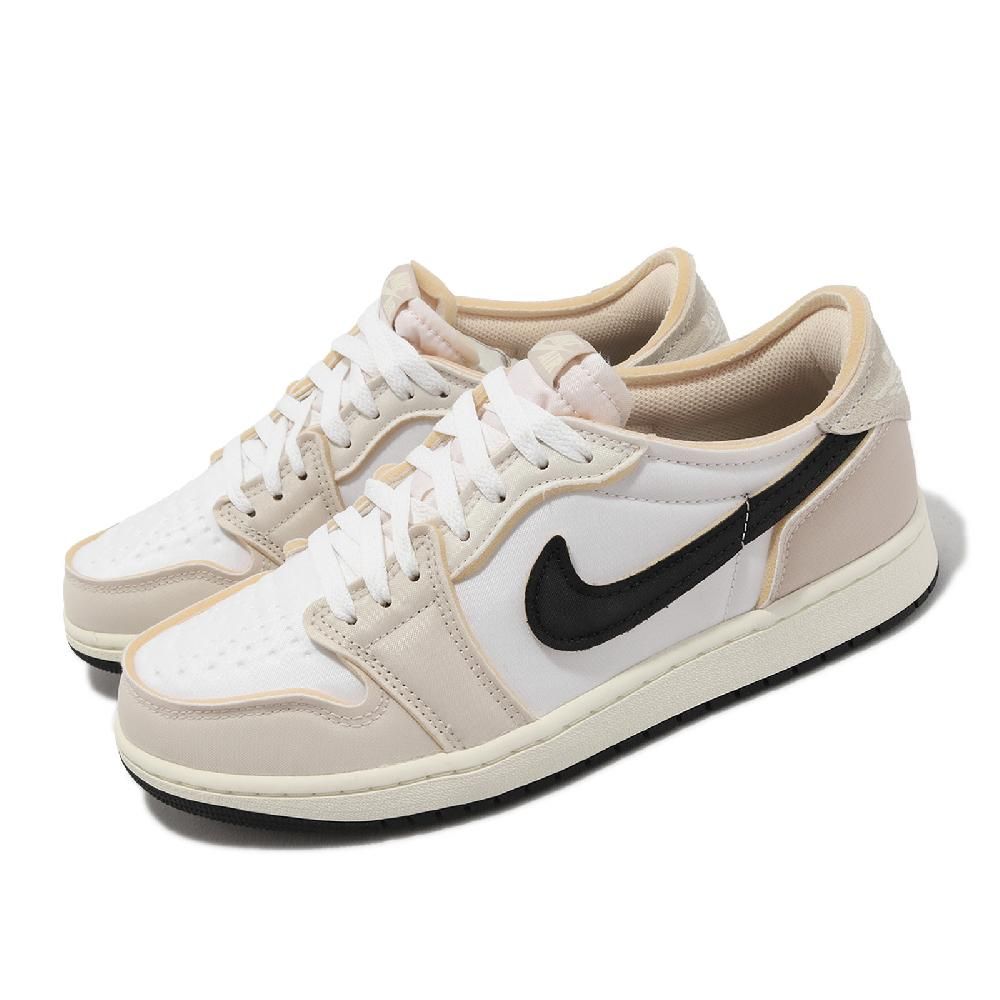 NIKE 耐吉   休閒鞋 Air Jordan 1 Retro Low OG EX 男鞋 白 米 椰奶 AJ1 復刻 DV0982-100