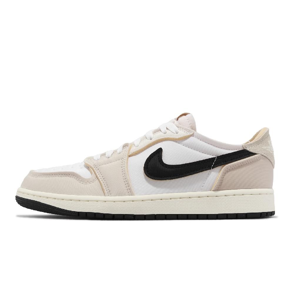 NIKE 耐吉   休閒鞋 Air Jordan 1 Retro Low OG EX 男鞋 白 米 椰奶 AJ1 復刻 DV0982-100