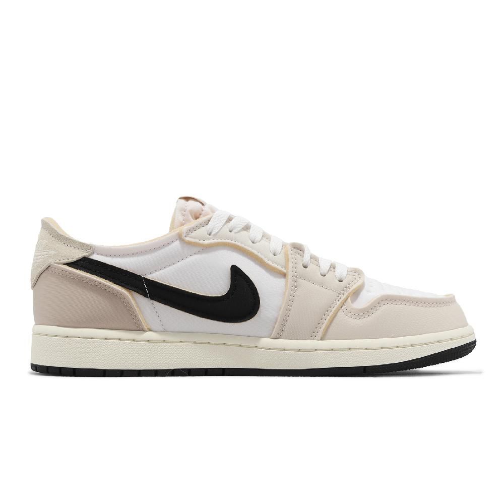 NIKE 耐吉   休閒鞋 Air Jordan 1 Retro Low OG EX 男鞋 白 米 椰奶 AJ1 復刻 DV0982-100