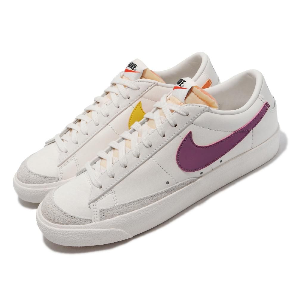 NIKE 耐吉   休閒鞋 Blazer Low 77 VNTG 白 黃 紫 復古 男鞋 經典款 DA6364-106