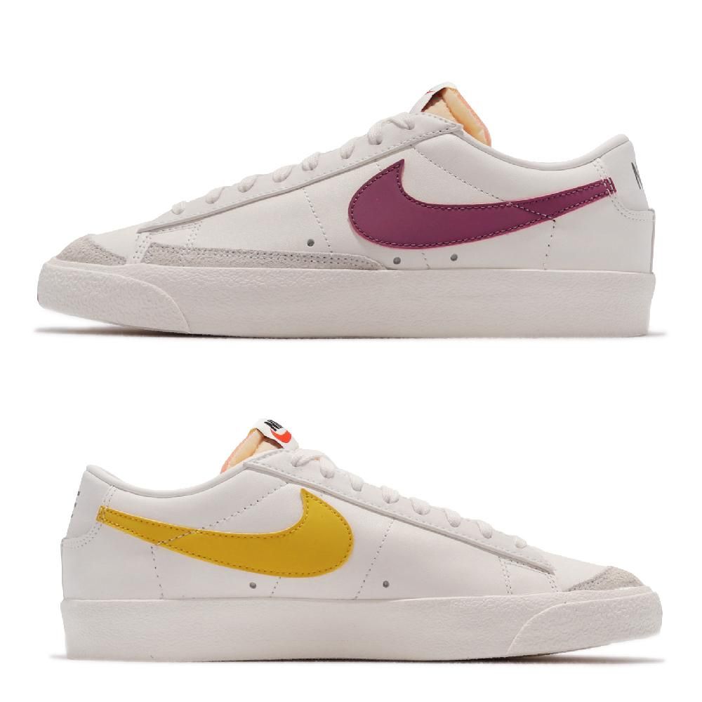 NIKE 耐吉   休閒鞋 Blazer Low 77 VNTG 白 黃 紫 復古 男鞋 經典款 DA6364-106