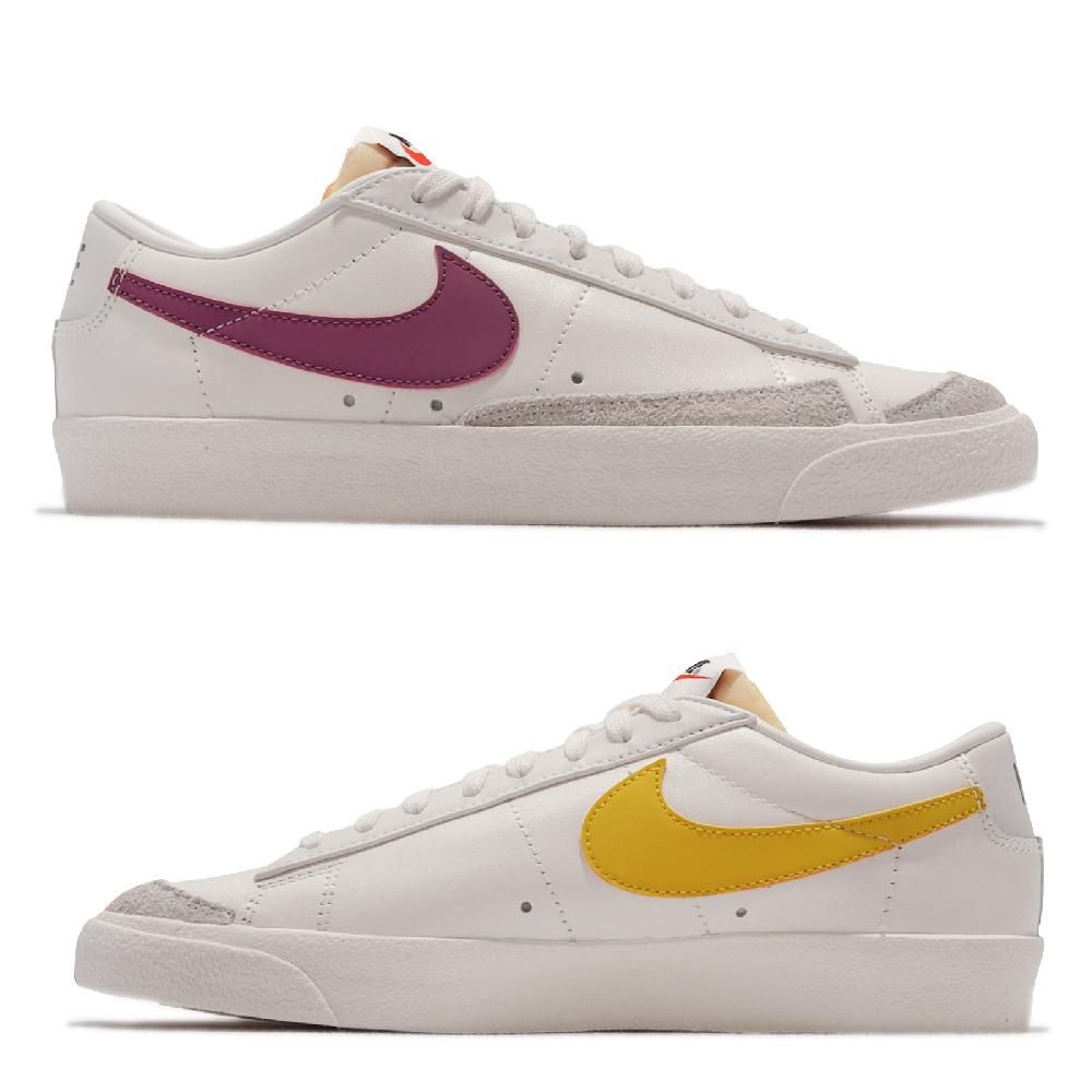 NIKE 耐吉   休閒鞋 Blazer Low 77 VNTG 白 黃 紫 復古 男鞋 經典款 DA6364-106