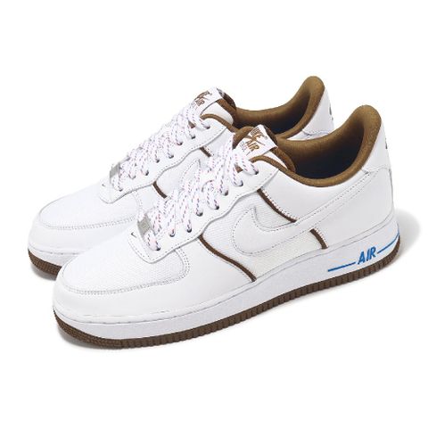 NIKE 耐吉 休閒鞋 Air Force 1 07 LX 男鞋 白 棕 咖啡 AF1 經典 FN5757-100