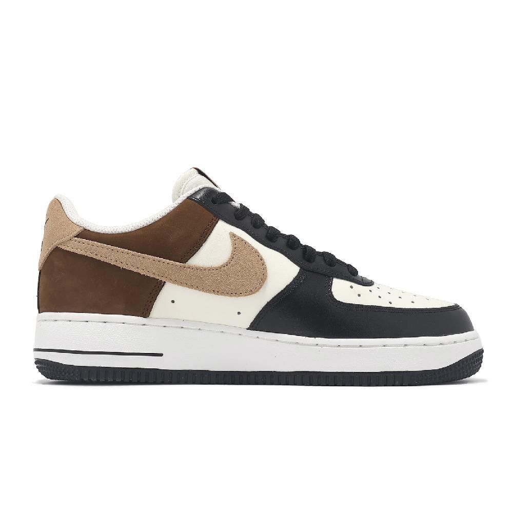 NIKE 耐吉   休閒鞋 Air Force 1 07 男鞋 棕 黑 Mocha 皮革 經典 AF1 FB3355-200