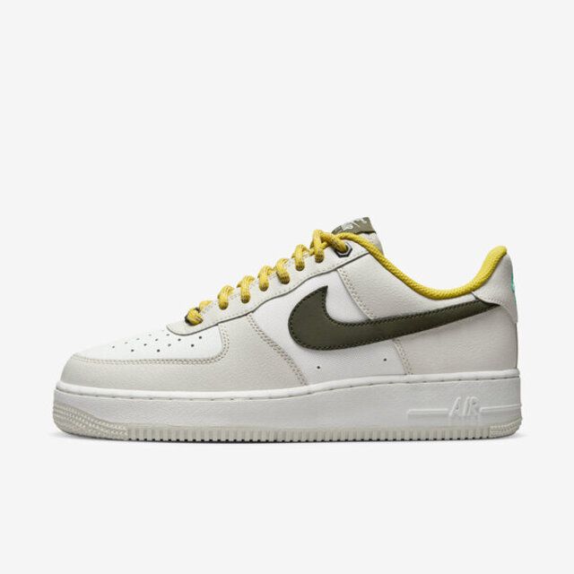 NIKE 耐吉  Air Force 1 07 PRM FV3628-031 男 休閒鞋 經典 AF1 穿搭 灰白 黃綠