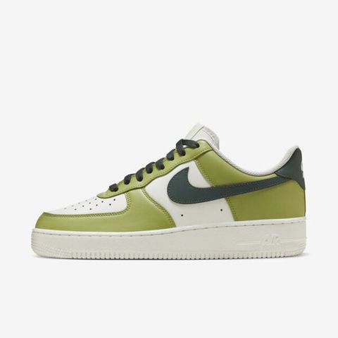 NIKE 耐吉 Air Force 1 '07 HJ3484-331 男 休閒鞋 運動 經典 AF1 皮革 低筒 梨綠色