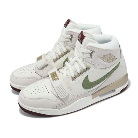 NIKE 耐吉 休閒鞋 Air Jordan Legacy 312 男鞋 卡其 綠 氣墊 爆裂紋 荔枝皮 喬丹 經典 HF0745-131