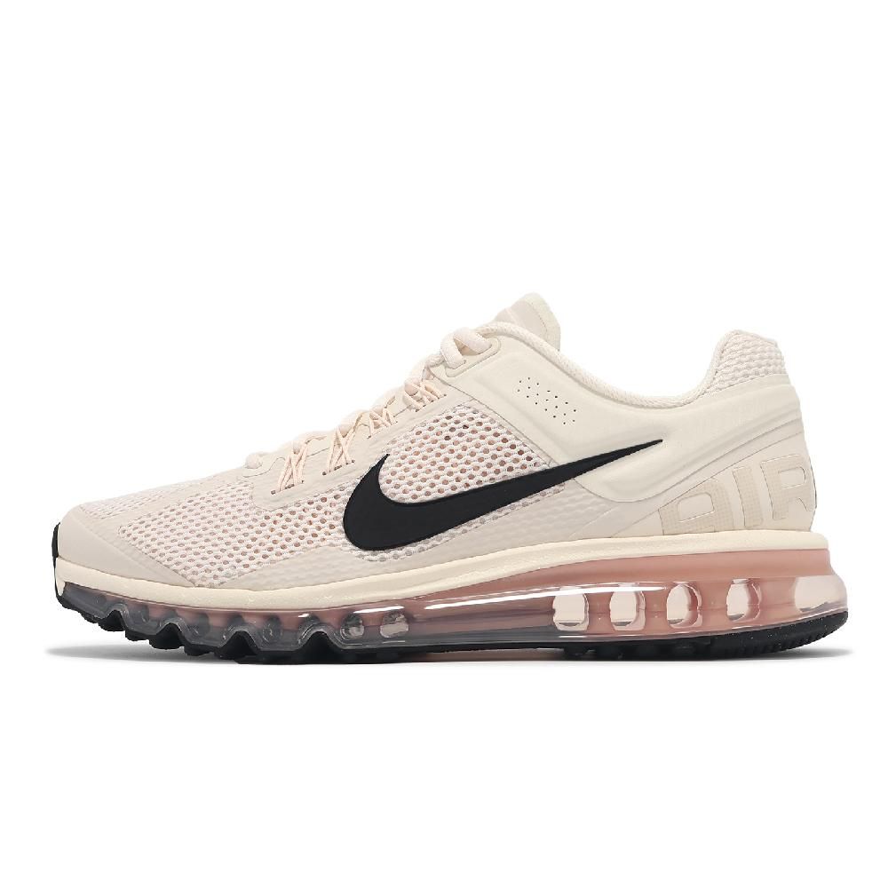 NIKE 耐吉   休閒鞋 Air Max 2013 男鞋 米白 粉 氣墊 緩衝 厚底 運動鞋 HF3660-100