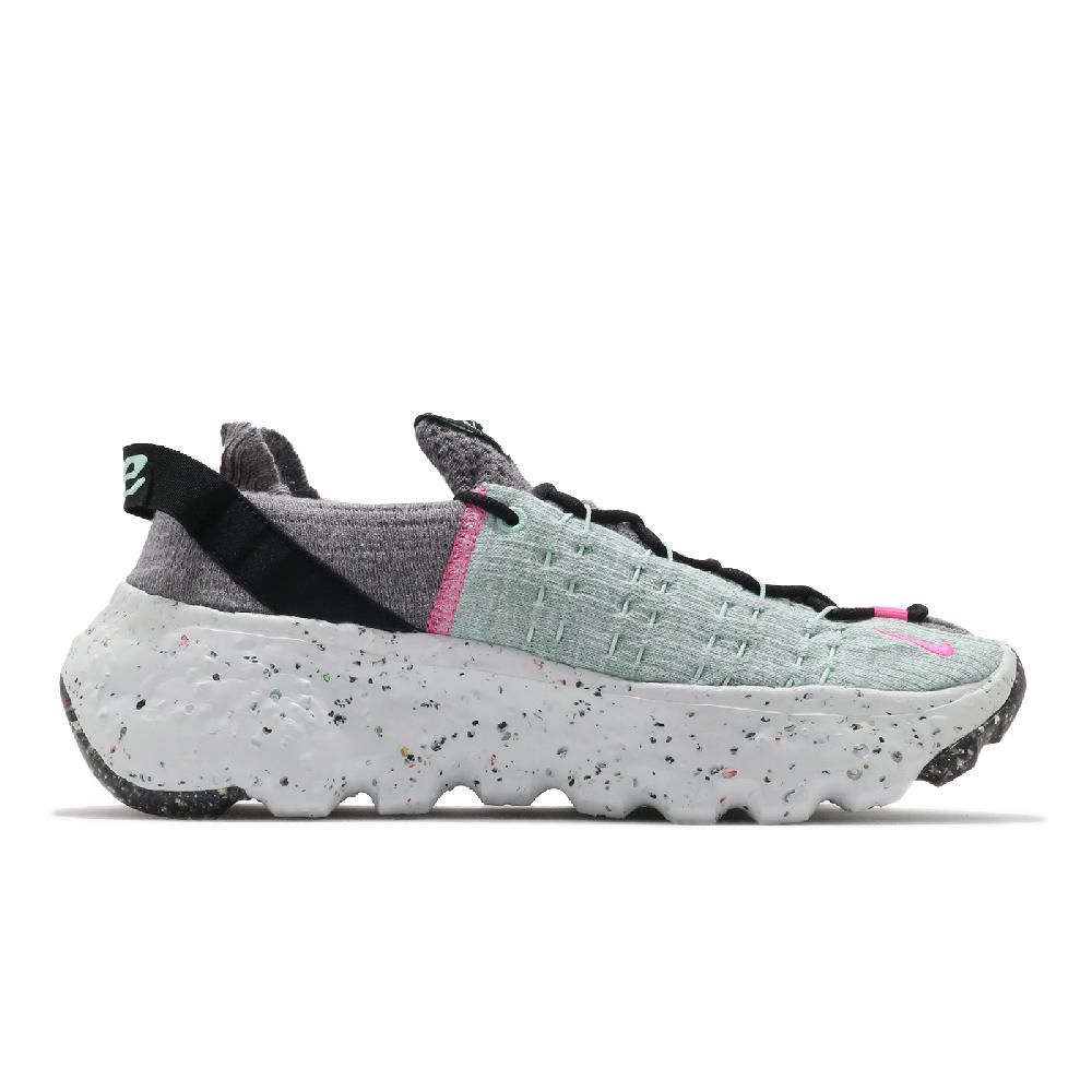 NIKE 耐吉   休閒鞋 Space Hippie 04 男鞋 灰 綠 襪套式 再生材質 運動鞋 CZ6398-003