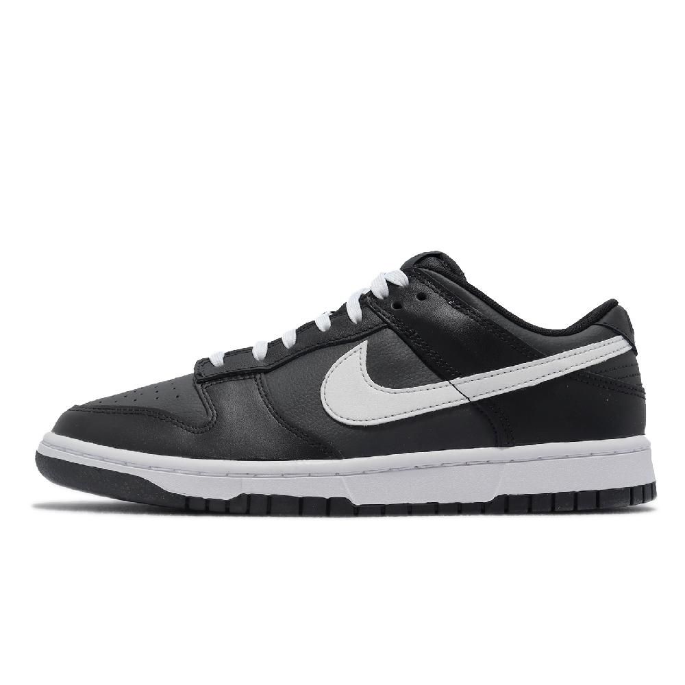 NIKE 耐吉   休閒鞋 Dunk Low Retro 男鞋 黑 白 熊貓 皮革 白勾 經典 DJ6188-002